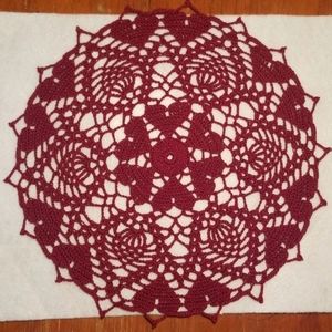 🧶 Crochet Heart Doily